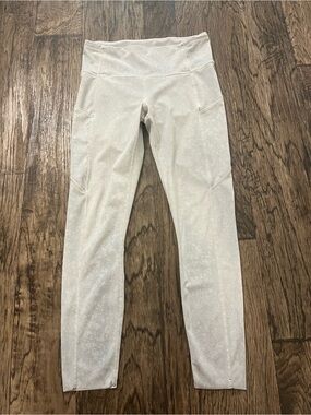 Lululemon City Grit White Blue Fog Print